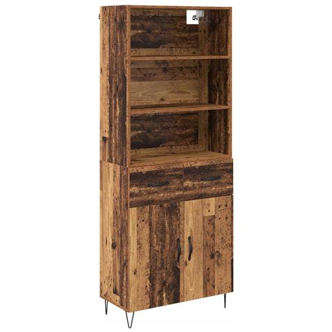Credenza Legno vecchio 69,5 x 34 x 180 cm Legno multistrato - Foto 1