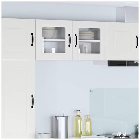 Mobile da cucina con lo scaffale Bianco Lucido 40 x 31 x 40 cm - Foto 2