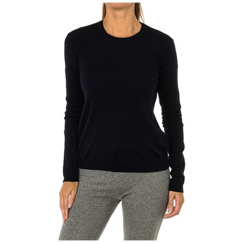 Maglia Girocollo Da Donna A Maniche Lunghe 7v5my3-2m1dz - Foto 1