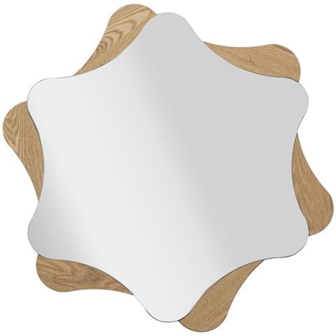 Specchio Con Cornice Vkh482-marrone-mdf-80x1x80 Cm - Foto 1