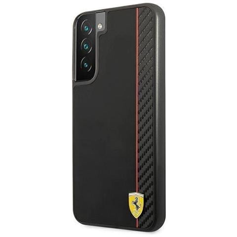 Ferrari Fesaxhcs22mbk S22+ S906 Custodia Nera /nera On Track Carbon Stripe - Foto 7