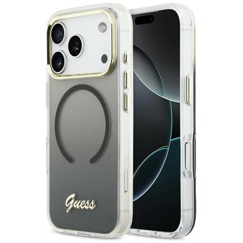 Custodia Magsafe Per Iphone 17 Pro, Nera Guess - Foto 2