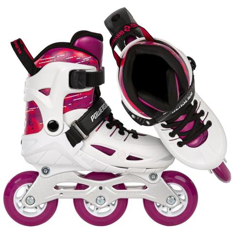 Pattini in linea regolabili Universe 4W verdi per bambini (29-32) - Foto 4
