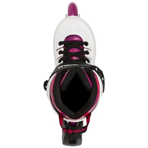 Pattini in linea regolabili Universe 4W verdi per bambini (29-32) - Foto 2