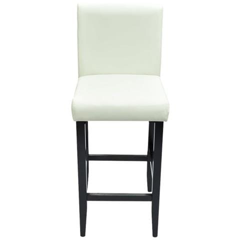 Set 2 Sgabelli Da Bar Bianchi In Similpelle - Foto 15