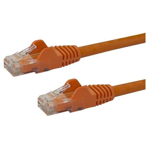 Cavo di rete CAT 6 - Cavo Patch Ethernet RJ45 UTP arancio da 7m antigroviglio - Foto 1