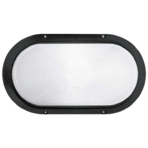Plafoniere Nere 001704 60 Watt E27 Superdelta Ovale - Foto 1