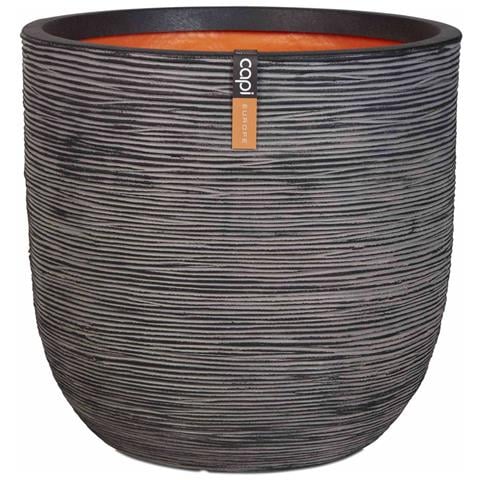 Fioriera Nature Rib Rotonda 54x52 cm Antracite KOFZ935 - Foto 1