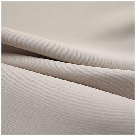 Tende Oscuranti Con Anelli In Metallo 2 Pz Beige 140x245 Cm - Foto 2