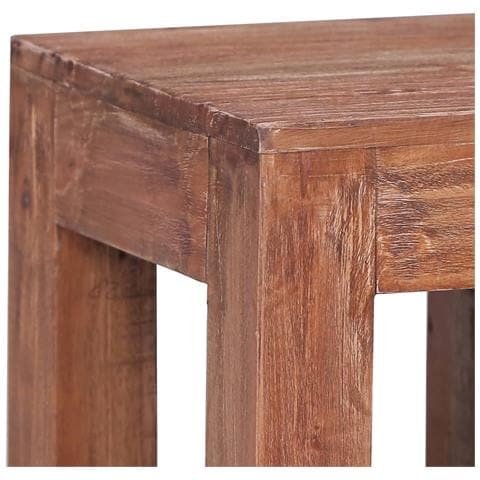 Tavolino da Salotto 30x30x30 cm in Legno Massello di Mogano - Foto 2