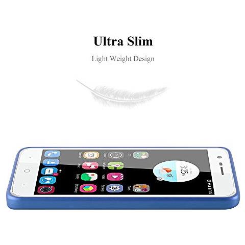 Custodia Compatibile Con Zte Blade V8 Mini In Blu Metallico - Coperchio Protettivo In Silicone Tpu Flessibile - Foto 2