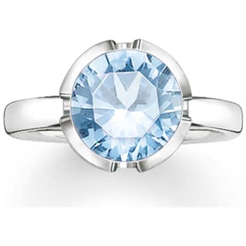 Gioielleria 036-009-31-54. Anello, Colore Blu Argento. Donna. - In ordine - Foto 3
