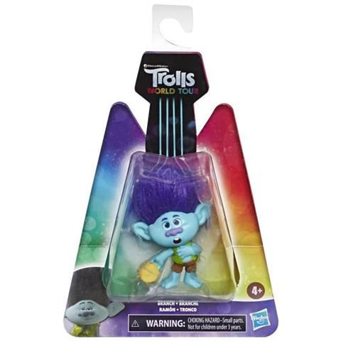 Dreamworks The Trolls 2 World Tour - Bambola Ramo Con Tamburello - 12,5 Cm - Foto 1