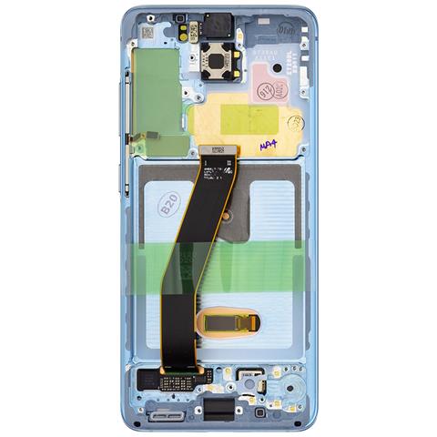 Schermo Lcd Originale Ricambio Completo Galaxy S20 Azzurro - Foto 8