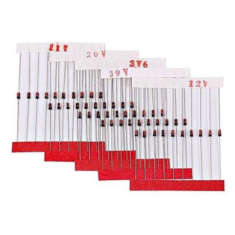 300pcs (2v 39v) 30 Valori 1 2w 0.5w Diodo Zener Impostato Kit Assortimento Misto - Foto 1