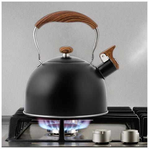 HTN 2.5l Acciaio Inossidabile Acciaio Inossidabile Bollitore Per Tè In Legno Granello Anti Scusta Anticolding Bollitore Da Caffè HTN 2.5l Acciaio Inossidabile Acciaio Inossidabile Bollitore Per Tè In Legno Granello Anti Scusta Anticolding Bollitore Da Caffè