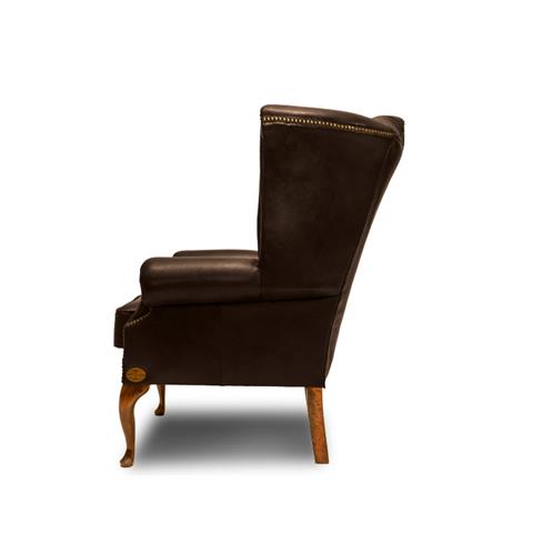 Poltrona Plainwing - Cloudy Marrone Scuro - Pelle - Foto 7