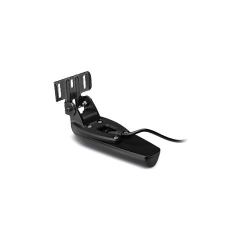 Trasduttore Da Poppa In Plastica Con Temperatura, Frequenza 77/200 Khz E Chirp Clearvu 435-475/800-840, Potenza Da 500w E Cavo Da 6 Mt.compatibile Con Striker (solo Modelli) Cv, Echomap Chirp 42 E 62, Serie Echo - Foto 1
