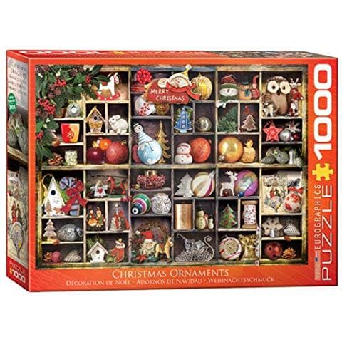 Puzzle Eurographics Con Decorazioni Natalizie (1000 Pezzi) (6000-0759) - Foto 1