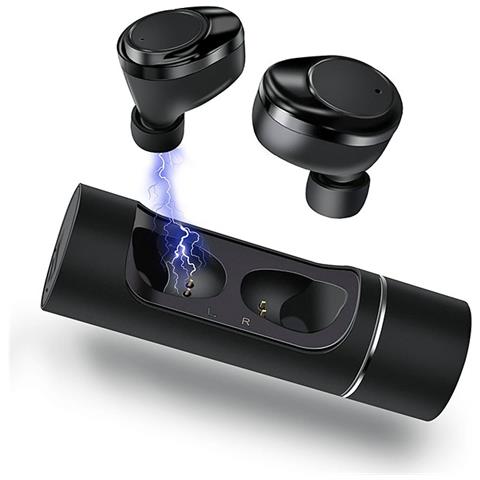 Cuffie Auricolari Senza Fili Wifi Touch Wireless Bluetooth Power Bank 800mah - Foto 2