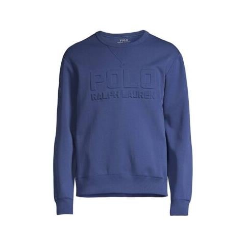 Felpa Ralph Lauren Girocollo Logo In Rilievo Uomo Tg S - Foto 4