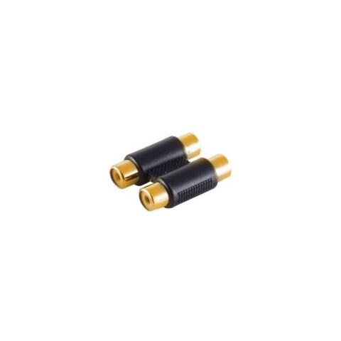 Adattatore -basic-s 2 Connettori Rca Su 2 Connettori Rca Placcato Oro (bs57041-g) - Foto 1