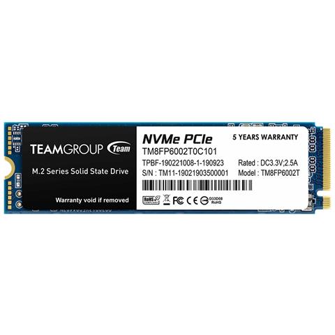 SSD 2000 MB MP33 M. 2 2280 Nvme Interfaccia PCIe 3.0 x4 con NVMe 1.3D NAND Solid St Interno - Foto 1