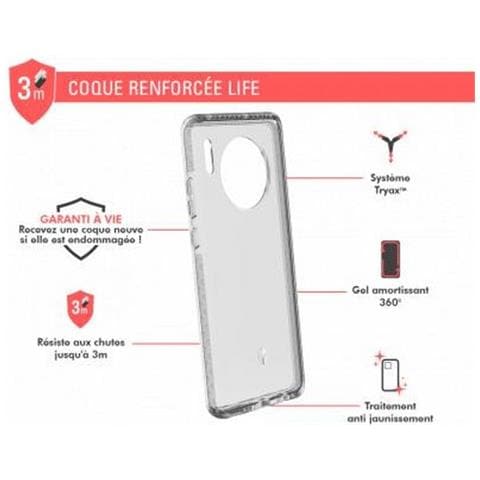 Cover Rinforzata Per Huawei Mate 30 Lite Life, Trasparente - Foto 2