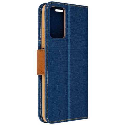 Custodia Per Xiaomi Redmi Note 12s Tessuto Portafoglio Supporto Video - Foto 1