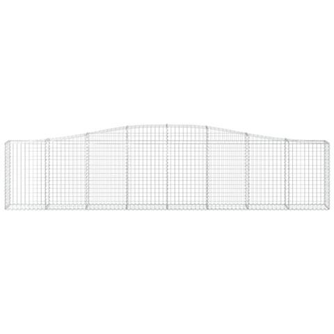 Cesto Gabbione Ad Arco 400x30x80/100 Cm Ferro Zincato - Foto 2