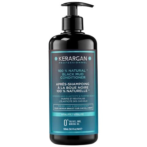 Balsamo Rivitalizzante Alla Fango Nero Del Mar Morto - Vitalità & Idratazione - Capelli Grassi, Cuoio Capelluto Irritato - Purifica & Ripristina - Senza Solfati, Gmo, Olio Minerale - 500ml - Foto 1