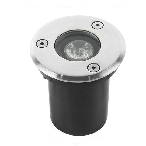 Faretto Led Segna Passi Calpestabile Luce Bianca Segnapasso Giardino Terra Ip65 - Foto 1