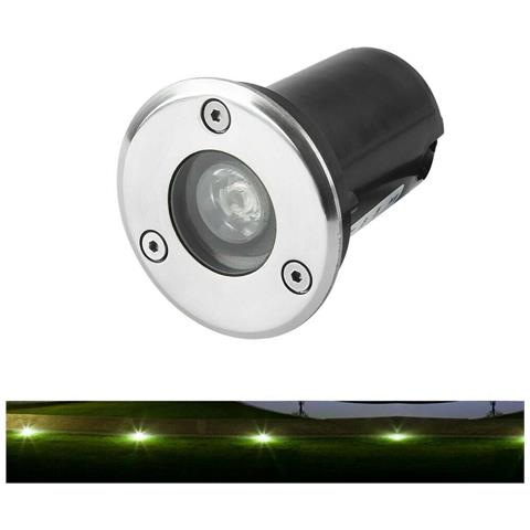 Faretto Led Segna Passi Calpestabile Luce Bianca Segnapasso Giardino Terra Ip65 - Foto 2