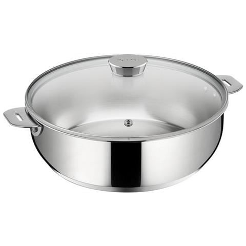 Padella In Acciaio Inox Da 26 Cm + Coperchio - 012138031826 - Foto 1