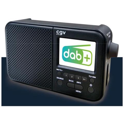 Radio Portatile Digitale Nera - 13031 - Foto 1