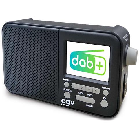 Radio Portatile Digitale Nera - 13031 - Foto 2