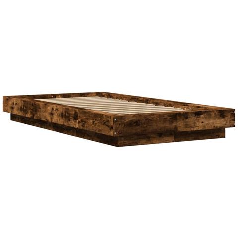 Giroletto Con Luci Led Rovere Fumo 100x200 Cm Legno Multistrato - Foto 3