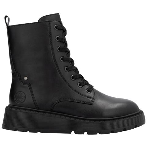 Black Casual Closed Ladies Mid Height Boots Stivaletti Pelle Scarpe Donna Nero Eu 37, 70401-00 - Foto 3