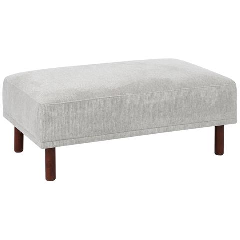 Ottomana Holt Tessuto Grigio Chiaro - Foto 2