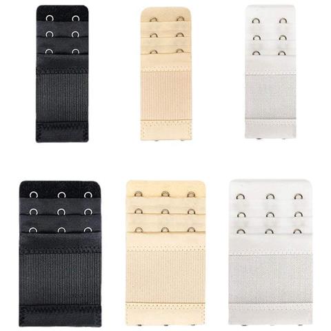 Set Di Estensori Per Reggiseno (3 File, 2/3 Ganci, Nero/carne/bianco) - Foto 2