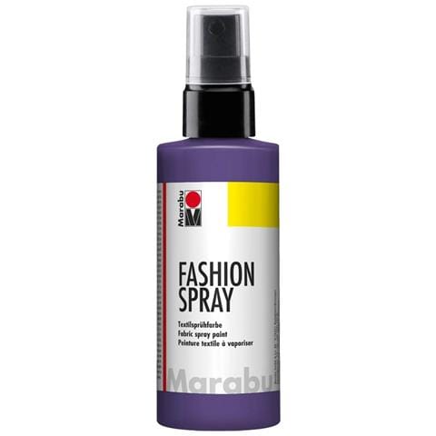Vernice ""fashion Spray"" Per Stoffa Con Erogatore Spray 100ml - Colore Viola Prugna 037 - Foto 1