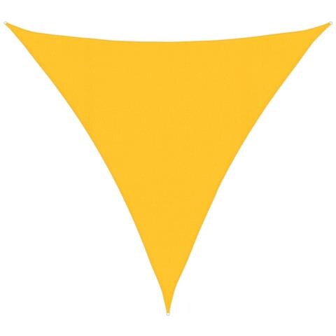 Vela Parasole 160 G/m Triangolare Giallo 4,5x4,5x4,5 M In Hdpe - Foto 2