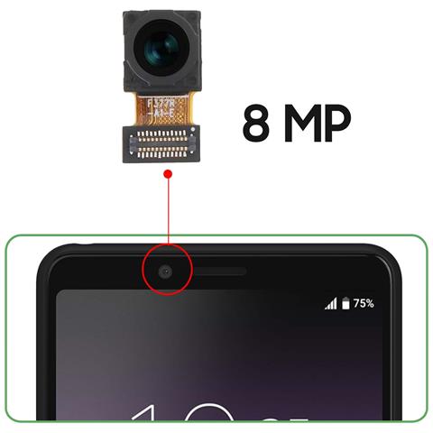 Fotocamera Frontale Per Sony Xperia 10 Ii Sensore Selfie 8mp - Foto 4