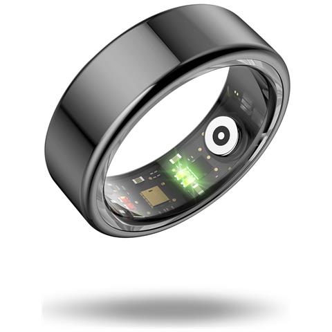 Anello Smart Saturn con activity tracker IP68 Nero - XS - Foto 2