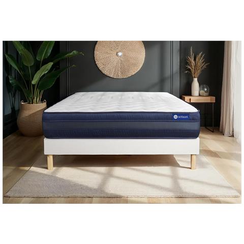 Kit Rete E Materasso Actiflex Tech 120x200cm - Spessore : 24cm - Molle Insacchettate E Memory Foam- Molto Rigido - Foto 1
