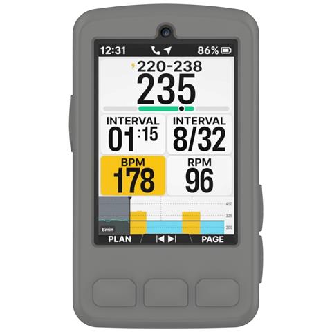 Custodia Protettiva In Silicone Compatibile Con Wahoo Elemnt Bolt V3 E Bolt3 Grey - Foto 6