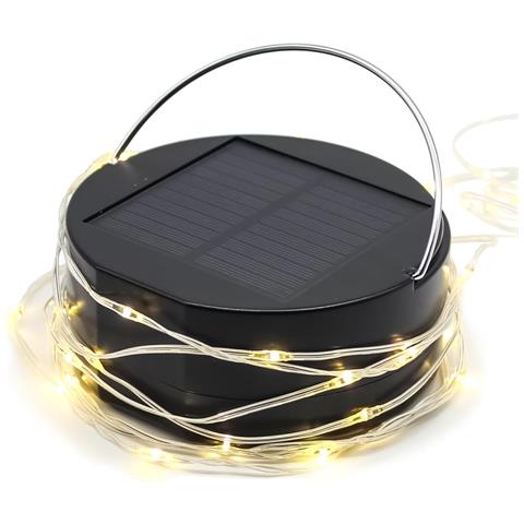 Ghirlanda Luminosa Solare Da Giardino Led Usb 4000 Mah 5 M - Foto 1