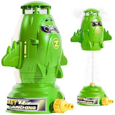 Razzo Ad Acqua Giocattolo Per Bambini Verde 13 X 13 X 23 Cm - Foto 1