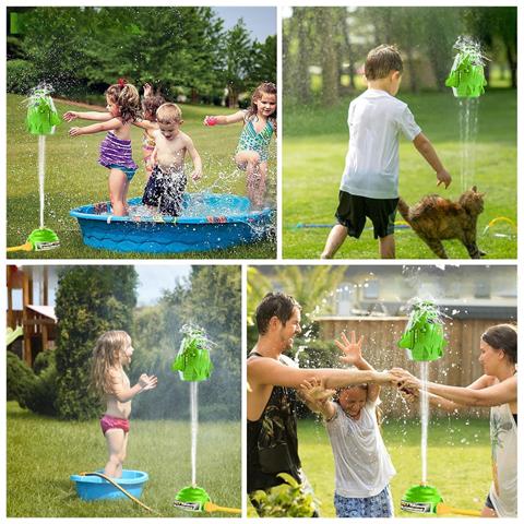 Razzo Ad Acqua Giocattolo Per Bambini Verde 13 X 13 X 23 Cm - Foto 2