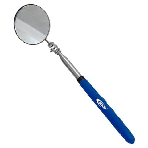 Labor Specchio Telescopico Ispezione 240–930 Mm – Testa Ruotabile A 360° – Diametro Specchio 56 Mm – Manico Estensibile - Foto 1